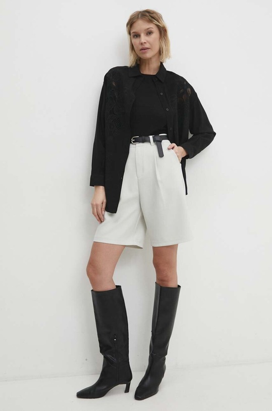 Kratke hlače Answear.LAB 22820.HWK bež WW24