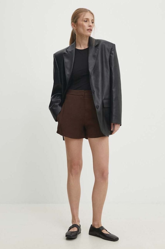 Σορτς Answear.LAB w23S.LF.010475.tjs καφέ WW24