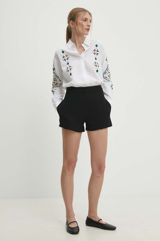 Answear Lab pantaloni scurti w23S.LF.010475.tjs negru WW24