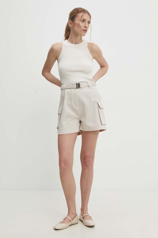 Kratke hlače Answear.LAB Drugo bež w24S.LF.010607.tjs