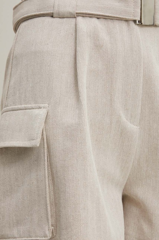 Kratke hlače Answear.LAB bež w24S.LF.010607.tjs