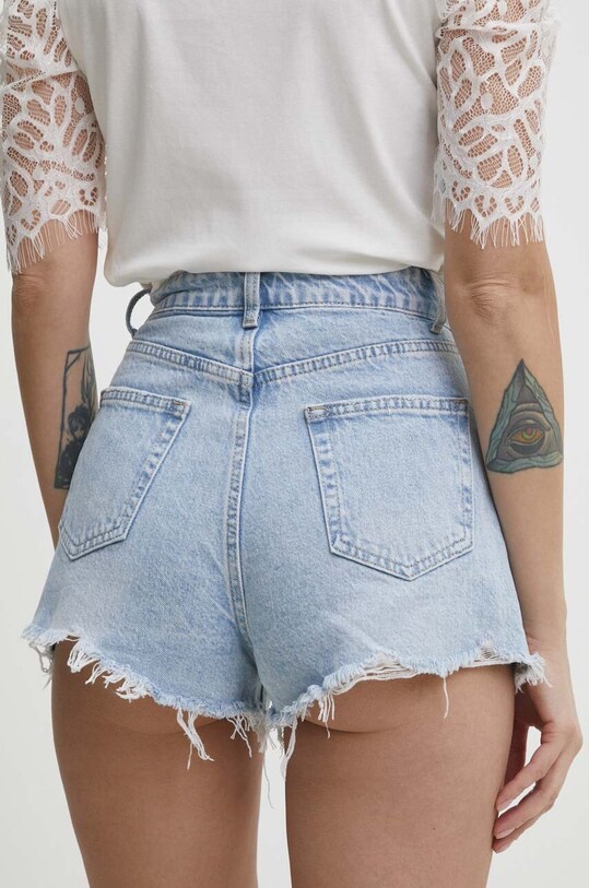 Îmbrăcăminte Answear Lab pantaloni scurti jeans k102.fh albastru