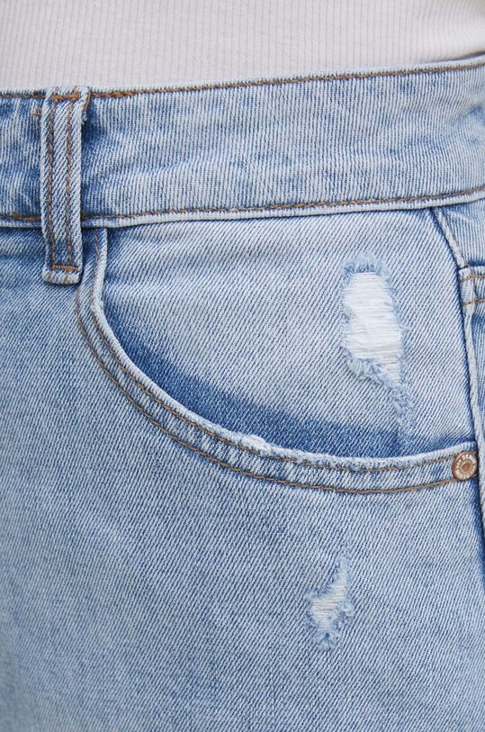 Answear Lab pantaloni scurti jeans albastru JD456.fh