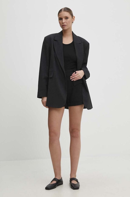 Kratke hlače Answear.LAB C2068N.fh črna WW24