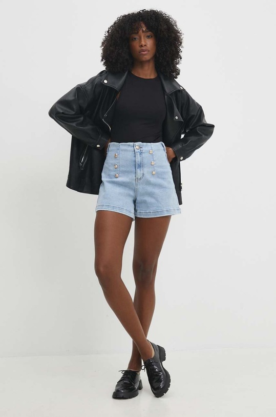 Džínové šortky Answear.LAB 1J7382.HWK modrá WW24