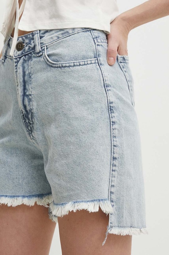 Answear Lab pantaloni scurti jeans albastru 6111.td