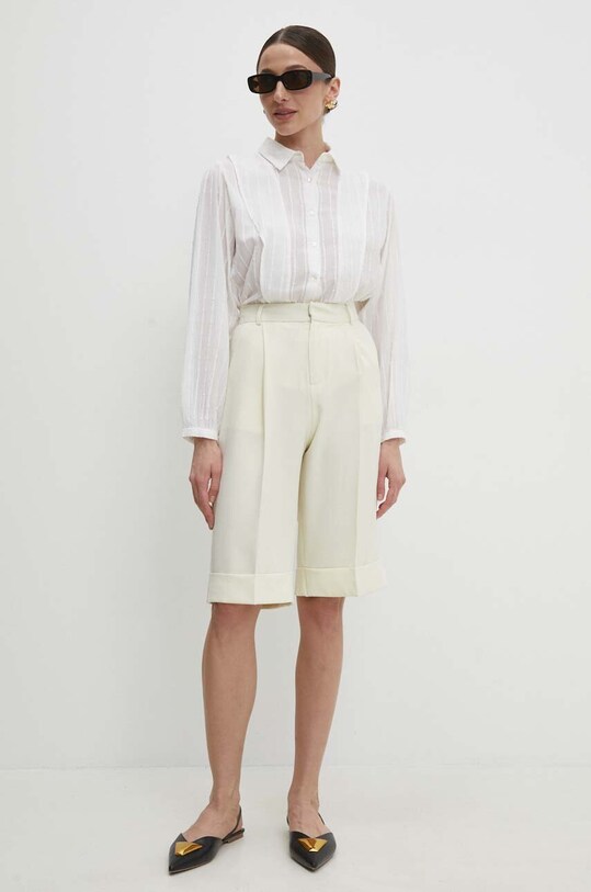 Answear Lab pantaloni scurti bej 1857.ijs