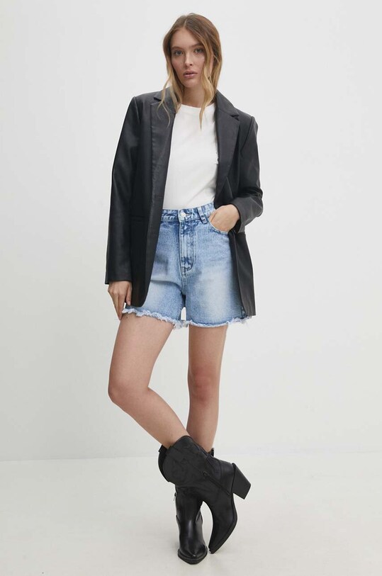 Jeans kratke hlače Answear.LAB JK2613.IKK modra WW24