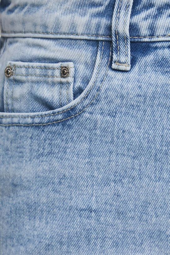 Answear Lab pantaloni scurti jeans albastru JK2613.IKK