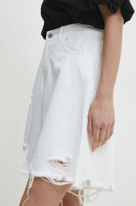 Τζιν σορτς Answear.LAB λευκό bd.cg02.ijs