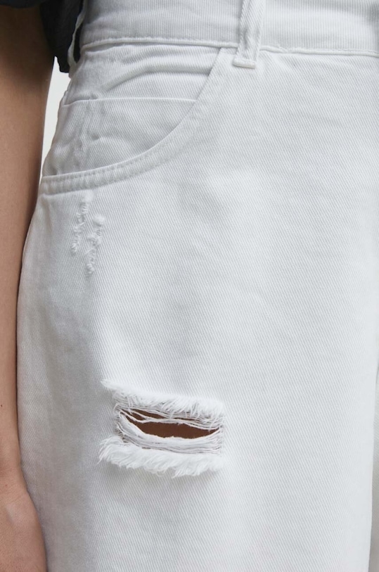 Τζιν σορτς Answear.LAB bd.cg02.ijs λευκό