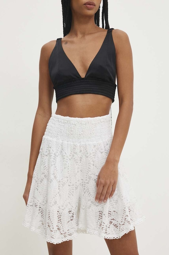 Σορτς Answear.LAB εμπριμέ λευκό 10111.IKK