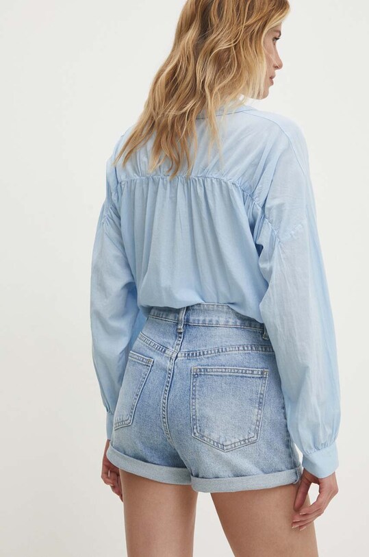 Îmbrăcăminte Answear Lab pantaloni scurti jeans N2193.HWK albastru
