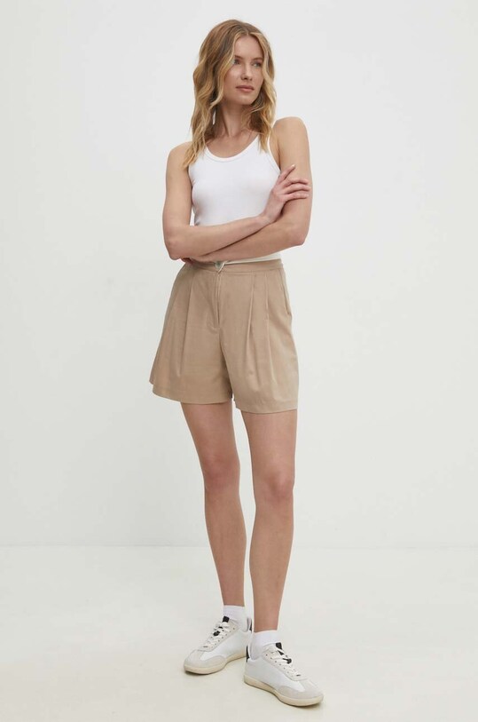 Answear Lab pantaloni scurti 92132.ih bej WW24