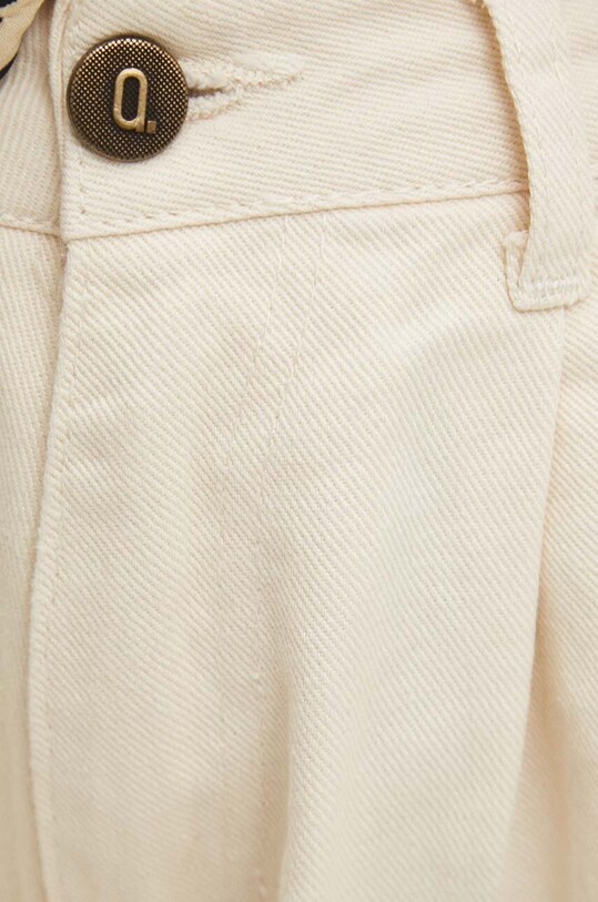 Answear Lab pantaloni scurti jeans alb 18286.tjs