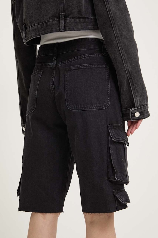 Îmbrăcăminte Answear Lab pantaloni scurti jeans 3051.TWK negru