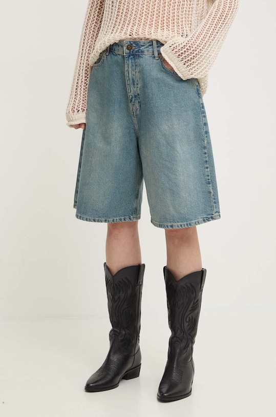 Τζιν σορτς Answear.LAB βαμβάκι μπλε 3045.TWK