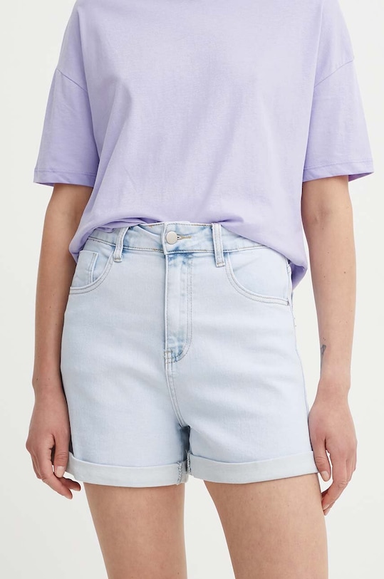 Answear Lab pantaloni scurti jeans jeans albastru rd7285.1.fh
