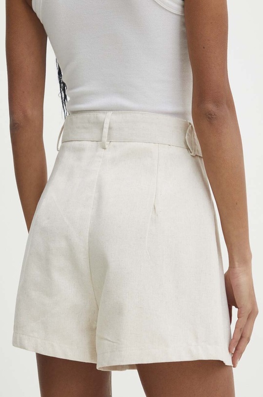 Odzież Answear.LAB szorty z lnem 8958.fh beżowy