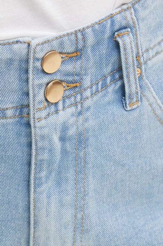 Answear Lab pantaloni scurti jeans albastru mg.453b.fh