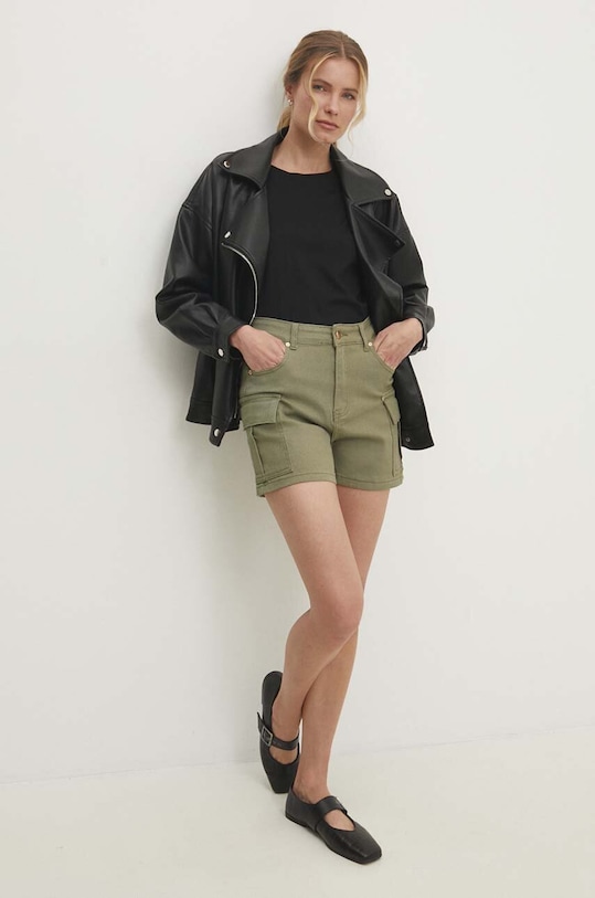 Kraťasy Answear.LAB mg.461e.fh zelená WW24