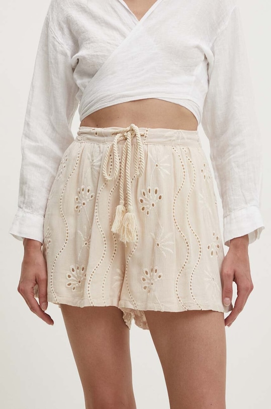Answear.LAB shorts in lino alta beige A5024.HWK