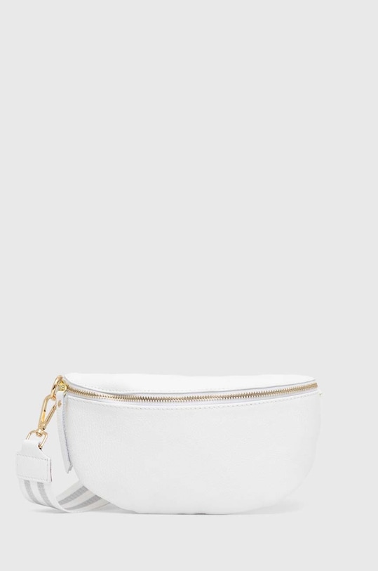 Kožna torba Answear.LAB bez uzorka bijela m.0821.1HWK