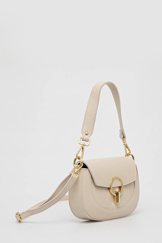 Kožna torba Answear.LAB 890.HWK bež WW25