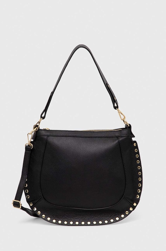 Answear Lab torebka skórzana nie mieści A4 czarny 24326.hh