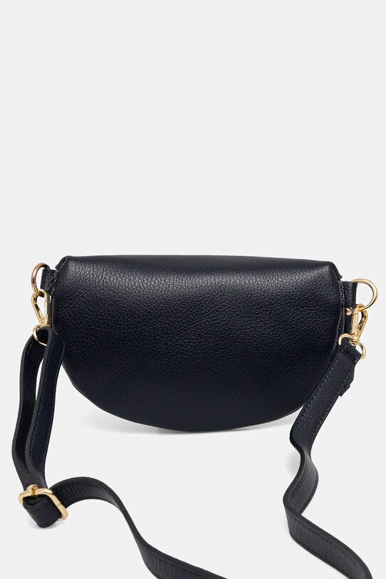 Accesorii Answear Lab borseta de piele 565.HKK bleumarin