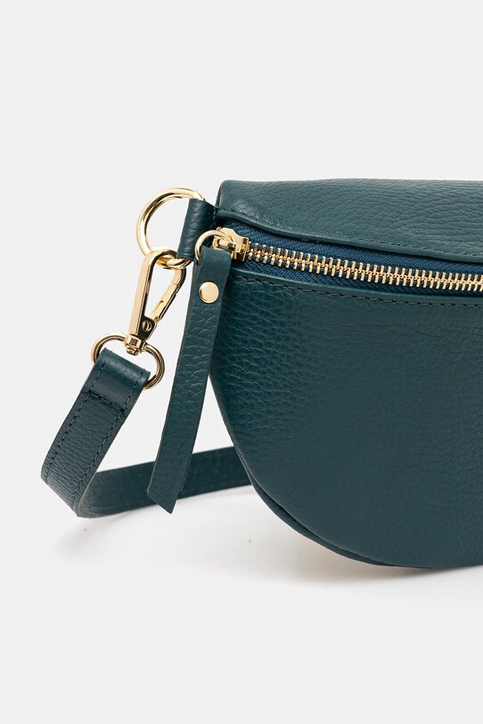 Accesorii Answear Lab borseta de piele 565.HKK turcoaz