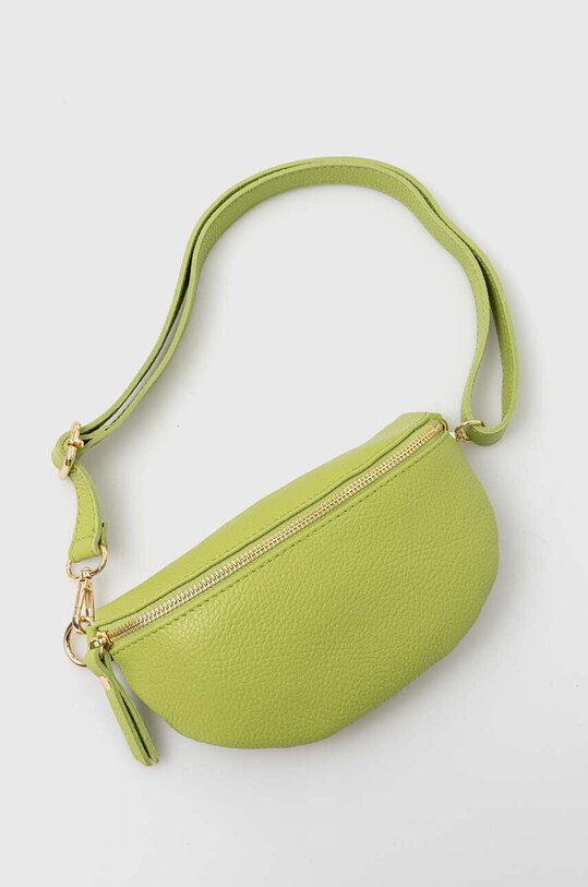 Answear Lab borseta de piele 565.HKK verde WW25