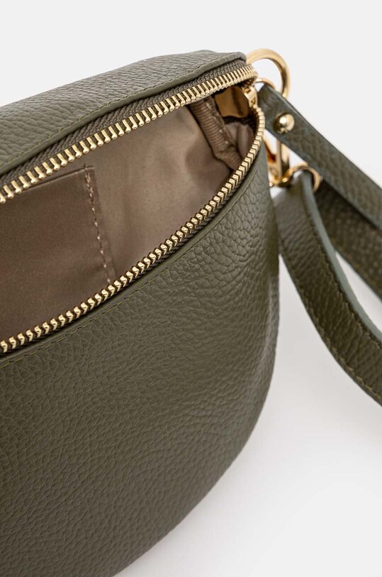 Answear Lab borseta de piele verde 565.HKK