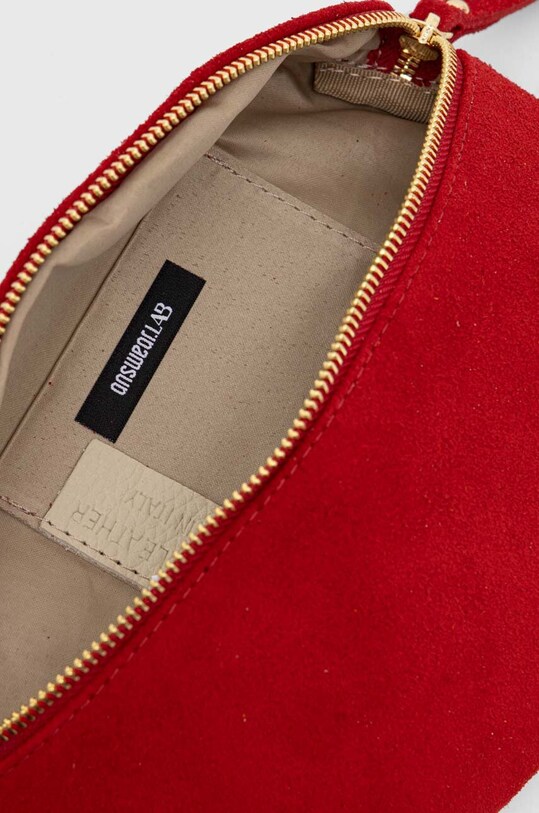 Замшевая сумка на пояс Answear Lab 683.HKK красный