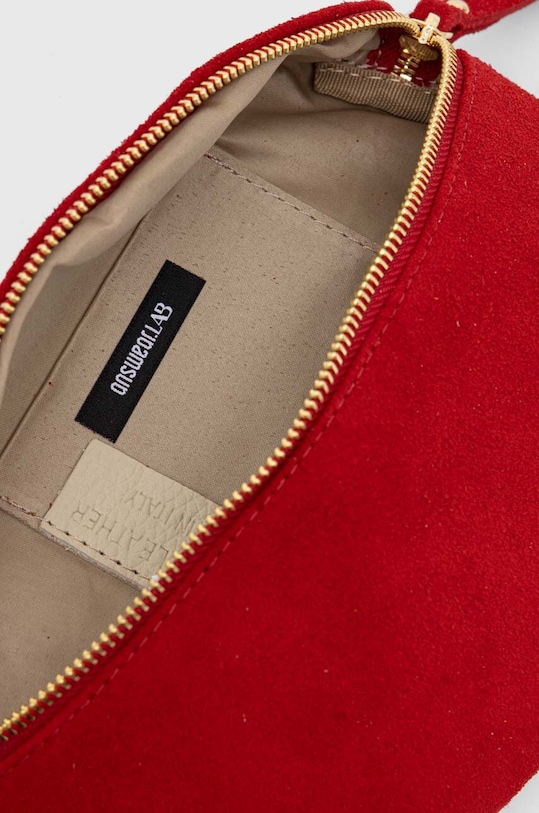 Semišová ľadvinka Answear.LAB 683.HKK červená