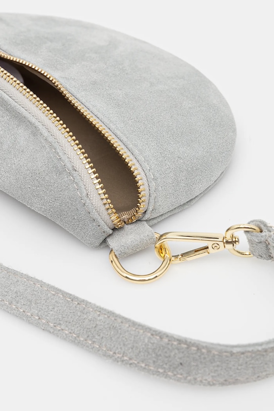 Замшевая сумка на пояс Answear.LAB голубой 683.HKK