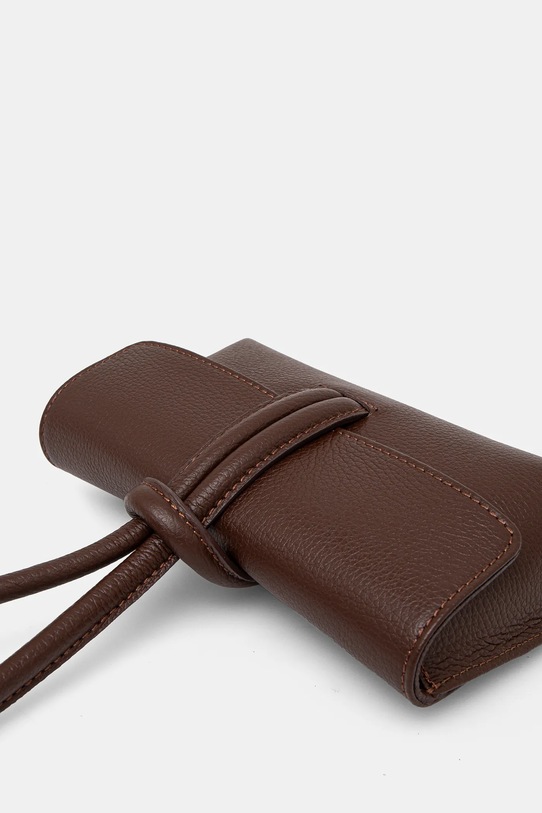 Kožená kabelka Answear Lab hnědá 864.HKK