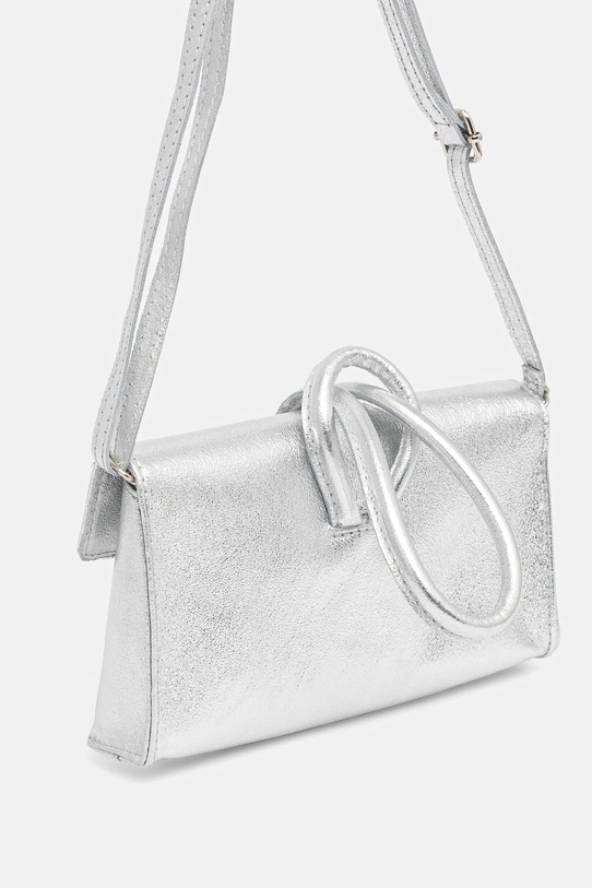 Akcesoria Answear.LAB torebka skórzana 864.HKK srebrny
