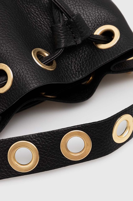 Kožená kabelka Answear.LAB čierna 926.HKK