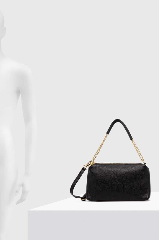 Answear.LAB torebka skórzana czarny 929.HKK