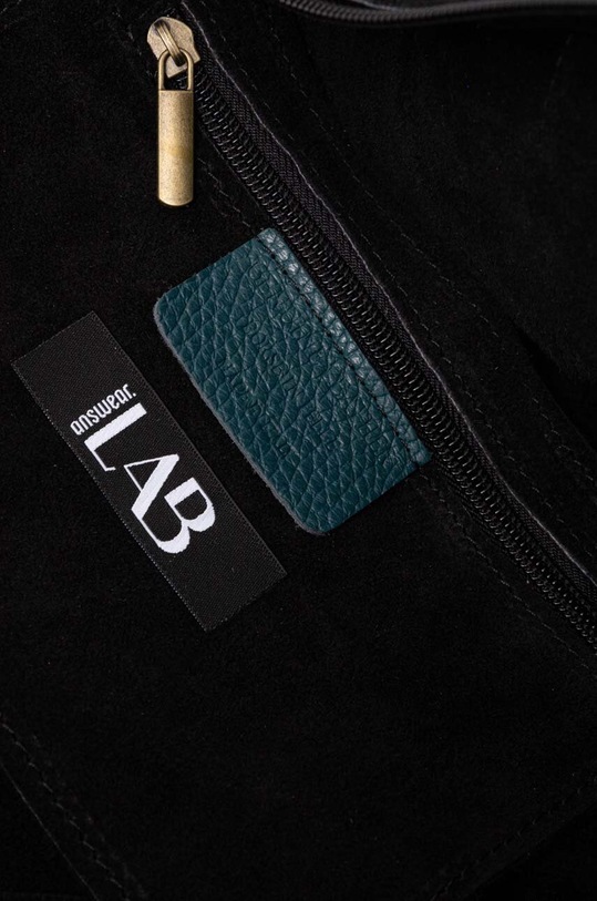 Τσάντα σουέτ Answear.LAB 1000.09.HKK μαύρο