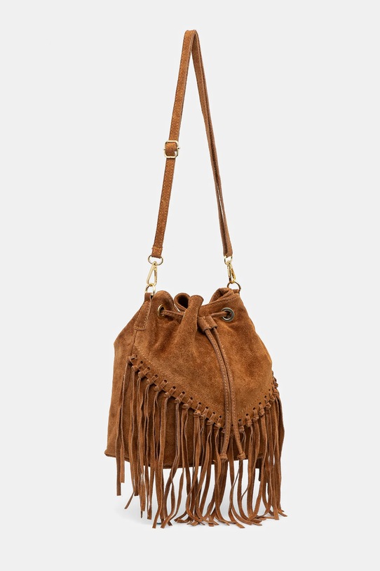 Велурена чанта Answear.LAB 721.HKK кафяв WW25