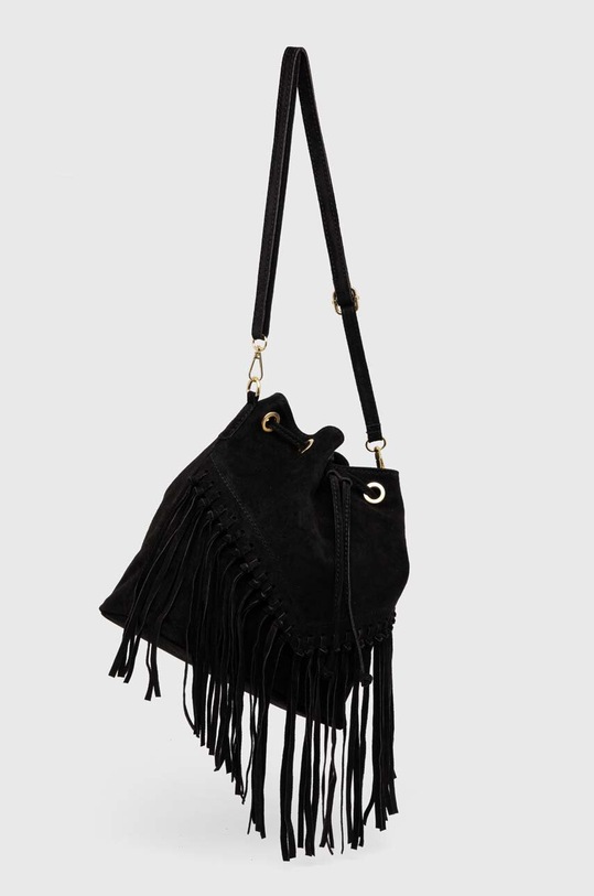 Answear.LAB torebka zamszowa 721.HKK czarny WW25