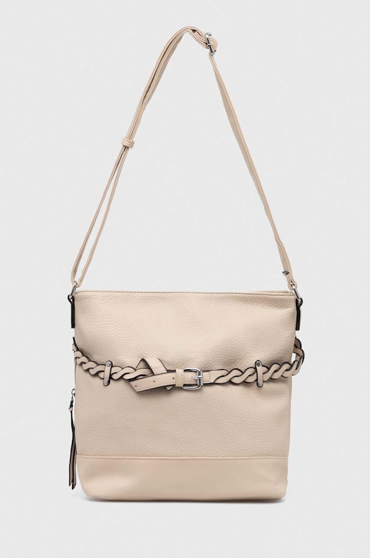 Answear Lab torebka nie mieści A4 beżowy 613.ijs