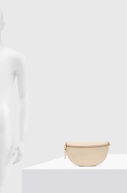 Answear Lab borseta de piele bej 333.iw