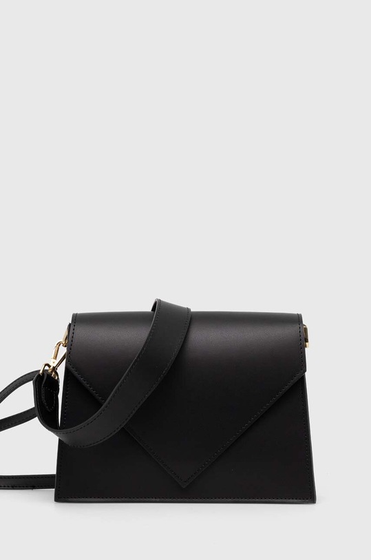 Answear Lab torebka skórzana skóra licowa czarny 862.IWK