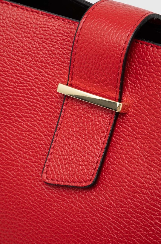 Kožená kabelka Answear.LAB červená 1050.IWK