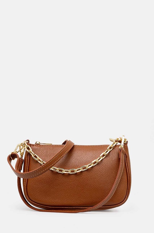 Answear Lab poseta de piele uni maro 2320121.HWK