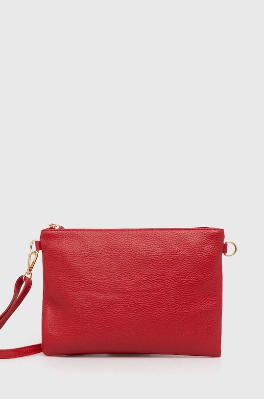 Answear.LAB torebka skórzana skóra licowa czerwony 745.HWK