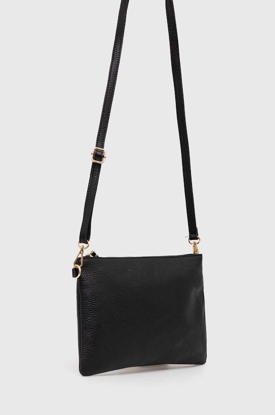 Answear.LAB torebka skórzana 745.HWK czarny WA00